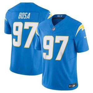Mens Kids Youths Joey Bosa Powder Blue Vapor Stitched Jersey